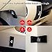 leeken Gun Magnet Mount with 3M Tape & Holster- Multi Angle Adjustable Design Never Damage car or Desk-Rubber Coated 43 Lbs Rated -Concealed Holder for Handgun,fit for All Surface
