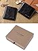 FlyHawk RFID Blocking Genuine Leather Wallets for Men Biford Mini&Slim Size Wallet
