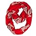 Littlearth NCAA Ohio State Buckeyes Sheer Infinity Scarf, Team Color, 70” x 25”