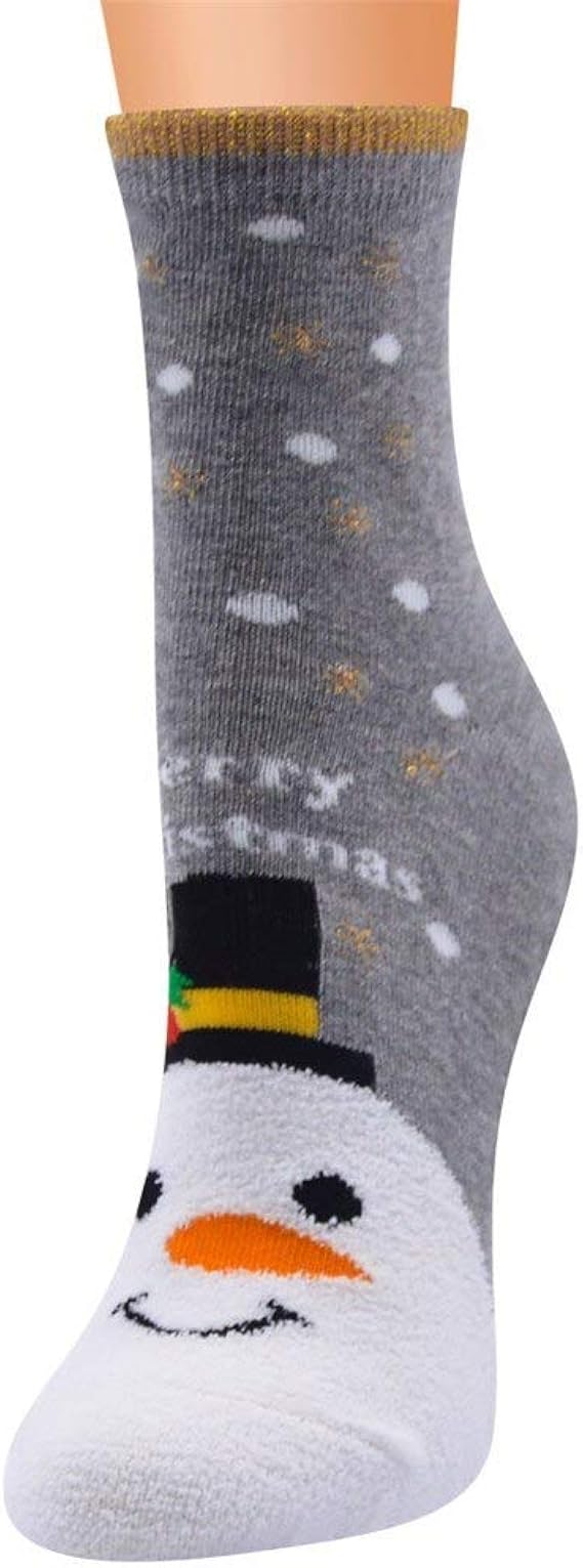 Amazon クリスマスソックス 木 雪 靴下 エルク クリスマスギフト コットン ハッピーメンソックス 新しい年秋冬柄 冷え性対策 女性用 クリスマスウーマンソックス おかしい 新年 サンタクロース 5色5足組セット 3色3足組セット 単足 2 ソックス 通販