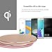 Wireless Charger, Luxsure Qi Wireless Charger Pad for Samsung Galaxy S7/ S7 Edge/ S6 Edge/ S6 Plus, Note 5, Nexus 7 6 5, Nokia Lumia 920, LG Optimus Vu2, HTC 8X and Other Qi-Enabled Devices (Gold)