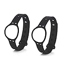 Dingtool Replacement wrist Strap Band with Clasp for Wireless Activity Bracelet Sport Wristband Misfit Shine Bracelet Replacement Arm Band Armband (set5-2pcs)