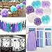 Mermaid Under The Sea Party Decorations Purple Blue Pastel Decorations Baby Shower Decorations Tissue Paper Pom Pom First Birthday Decorations Sea Theme Party Decor/Purple Bridal Shower Decorations