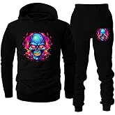 YSYZSDS Men's Tracksuit 2 Piece Set - Graphic Hoodie Sweatsuits Athletic Jogging Pullover Hoodies Sweatshirt and Sweatpants