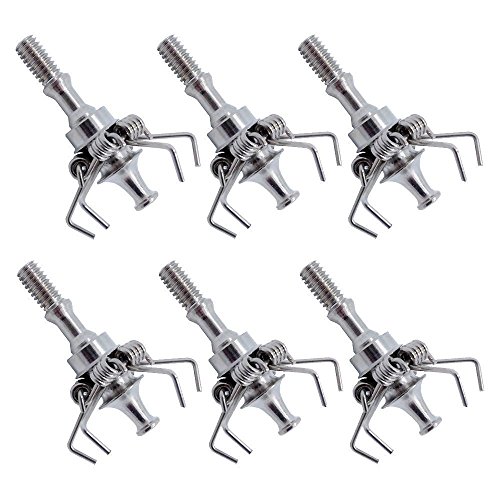 WillX 100 Grain Protruding Head Hunting Broadheads Judo Arrow Heads Archery Paw Points Tips (6pcs)