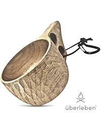 überleben dursten Wood Camp Taza taza con mosquetó