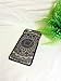 Iphone 6s Case, Iphone 6 Case, Henna Baroque Totem Paisley Damask Mandala Floral Dream Catcher Hybrid PC Cover Case for Iphone 6s / 6 (Black)
