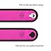 BSeen (TM) LED Slap Bracelet, Glow in the Dark Sports Safety Light up Running Armband, Party Favor Event Wristbands for Cycling, Jogging, Hiking (Pink)