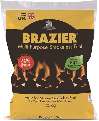 Brazier Smokeless Fuel 20Kg - Multi Purpose, HETAS Approved