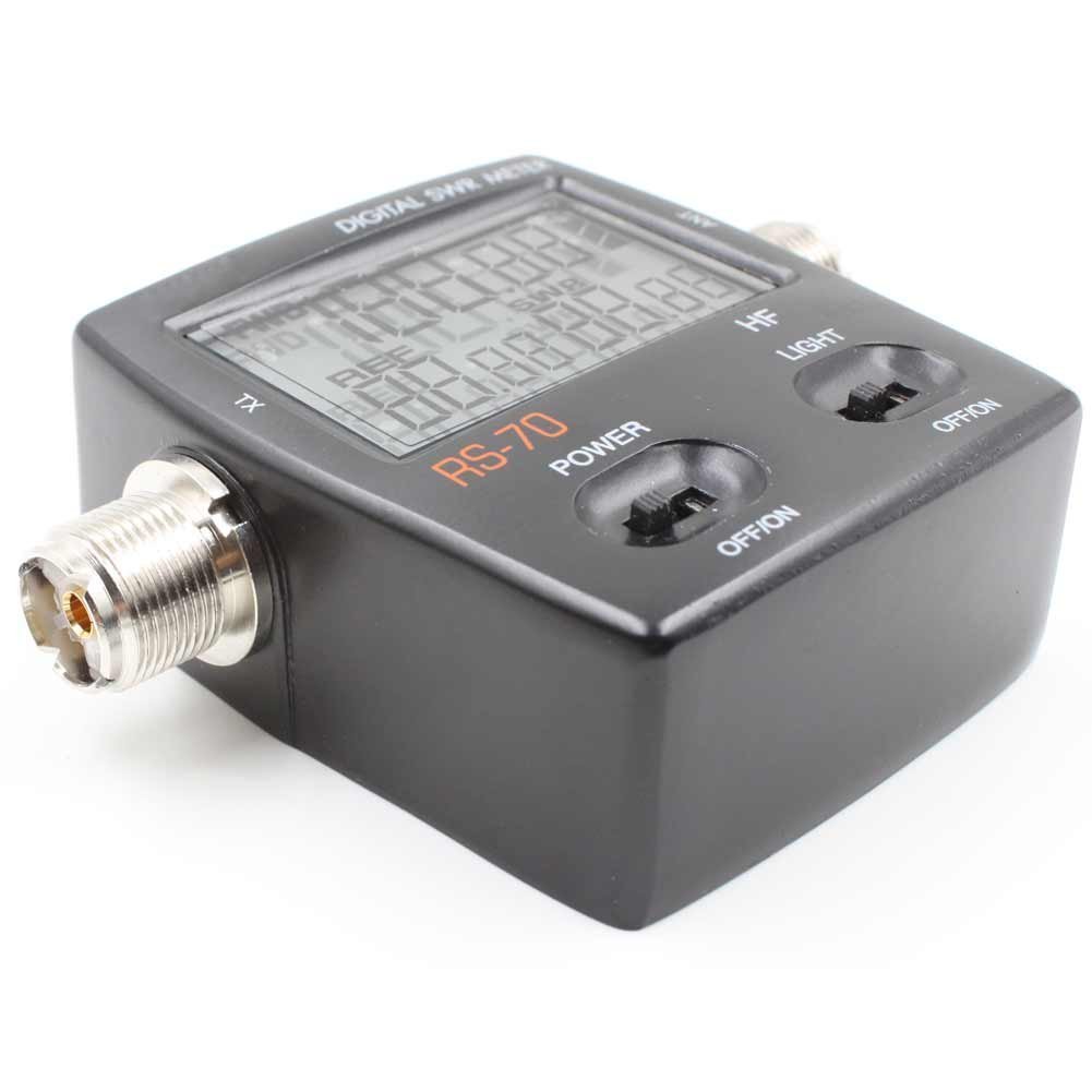Youmei RS-70 Digital SWR/Watt Meter HF 1.6-60MHz 200W for Two-Way Radio