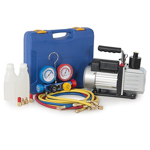 ARKSEN© 1/2HP 5CFM Vacuum Pump 4way (R410a, R22, R404a) Refrigeration