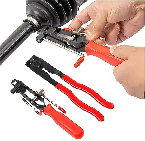 Photo 1 of Belomi  Cv Boot Clamp Pliers, Ear Clamp Banding Tool Kit, Automotive Hose Axle Pliers, Heavy Duty Universal Vacuum Hoses Clamping, Auto Repair Tools for Car ATV UTV