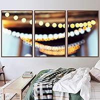 3 Piece Framed Canvas Wall Art Abstract Industrial Multicolor Patterns Canvas Prints Home Artwork Decoration for Living Room,Bedroom - 16