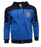 Real Madrid Hoodie Youth Boys Zip Front Fleece Sweatshirt Jacket