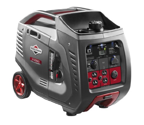 UPC 011675305451, Briggs &amp; Stratton 30545 P3000 PowerSmart 3000-Watt Inverter Generator with (4) 120-Volt AC Outlets &amp; (1) 12-Volt DC Outlet