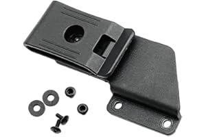 K Sheath Waist Clip for Making Scabbard Carry Sheath Tool, 360 Degree Rotatable Nylon Holster Clip-On with Fixing Screw, Comp