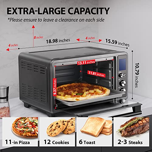 Toshiba Speedy Convection Toaster Oven Countertop with Double Infrared