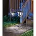Yards & Beyond Dual Use Coach Style Solar Lights - 2 Pack