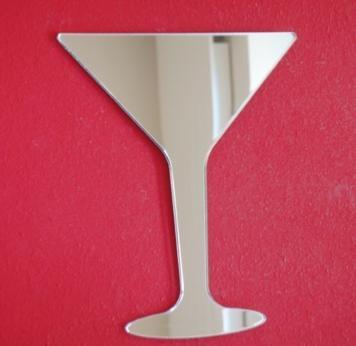 Martini Glass Mirror 60cm x 35cm