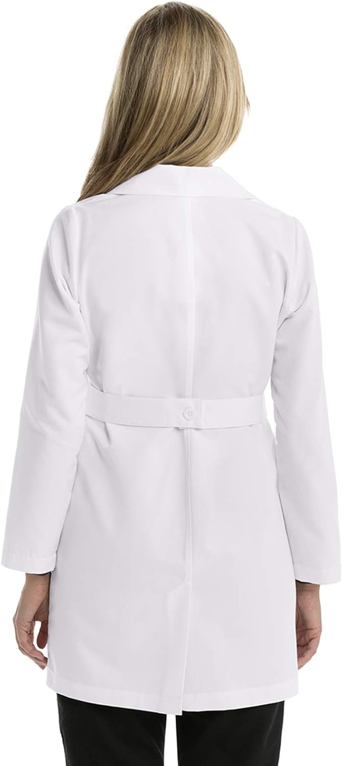 Professional Full Length Long Sleeve Greys Anatomy Lab Coat For Women Calorimeters Test Measure Inspect