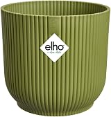 elho Vibes Fold Round 30 Plant Pot 100% Recycled Plastic Ø29.5 x H27.2 cm Green