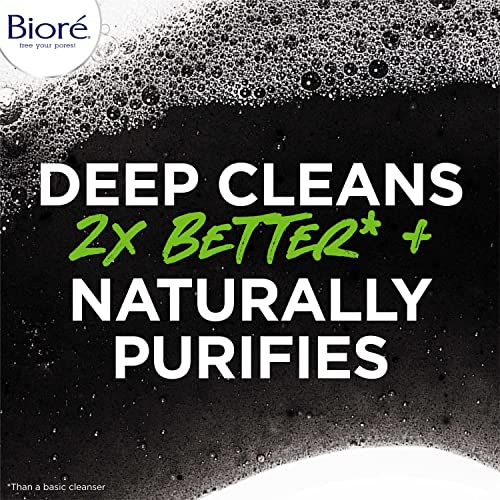 Bioré Deep Pore Charcoal Daily Face Wash, 6.77 Fl oz, with Deep Pore