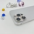 GSRYPC 2 Pack Full Protective Camera Lens Cover Compatible with iPhone13pro/13promax 3D Glitter Bling Diamond Camera Lens Cov