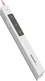 Norwii N26 Wireless Presentation Clicker with Red Pointer 100m Range