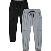 Muaney Toddler Boys Cargo Jogger Pants Baby Boys Sweatpants Thin Quick Dry Casual Pull On Pants