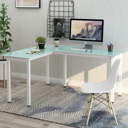 Merax LShaped Desk Home Office Corner Computer Desk PC