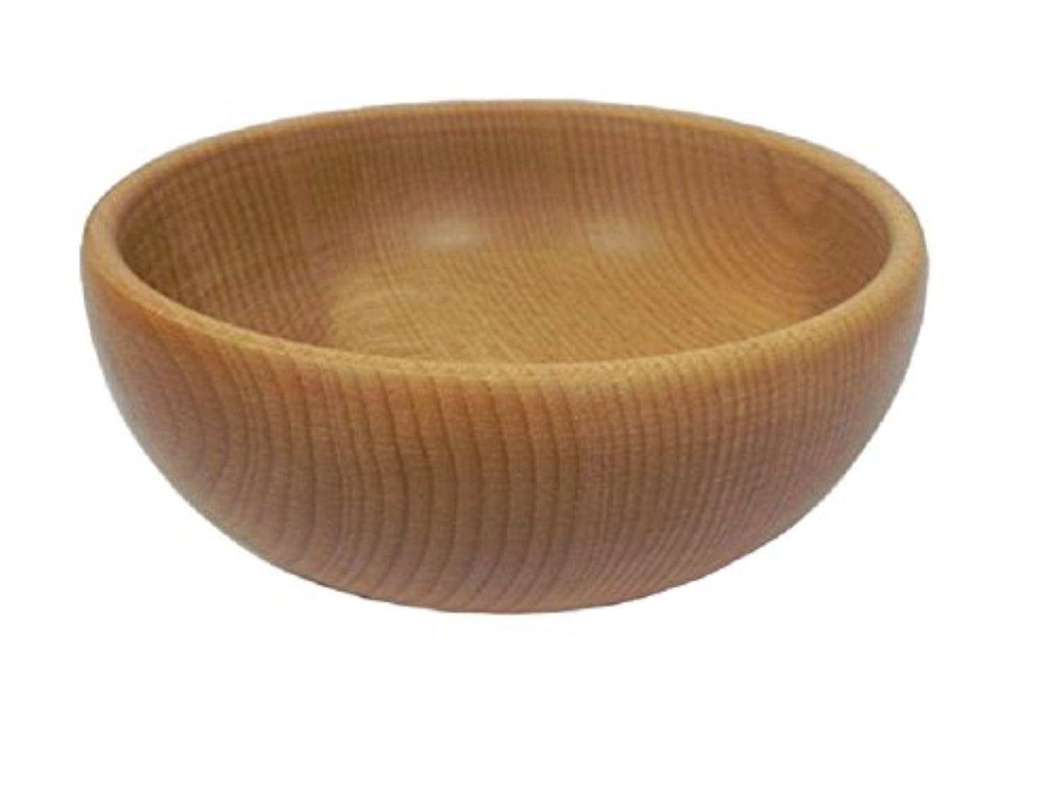 Wooden Decorative Fruit and nut Bowl – Rustic Style Natural Beech Wood Serving Bowl for Snack – 16 cm