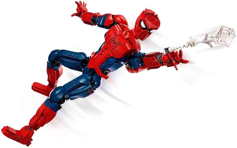 | Figura de Herói Marvel: Homem-Aranha - Brinquedo de Super-Herói com Figura de Ação e Minifigura de Coleção - Decoração de Sala Juvenil - Presente para Crianças 12+ Anos - 76346