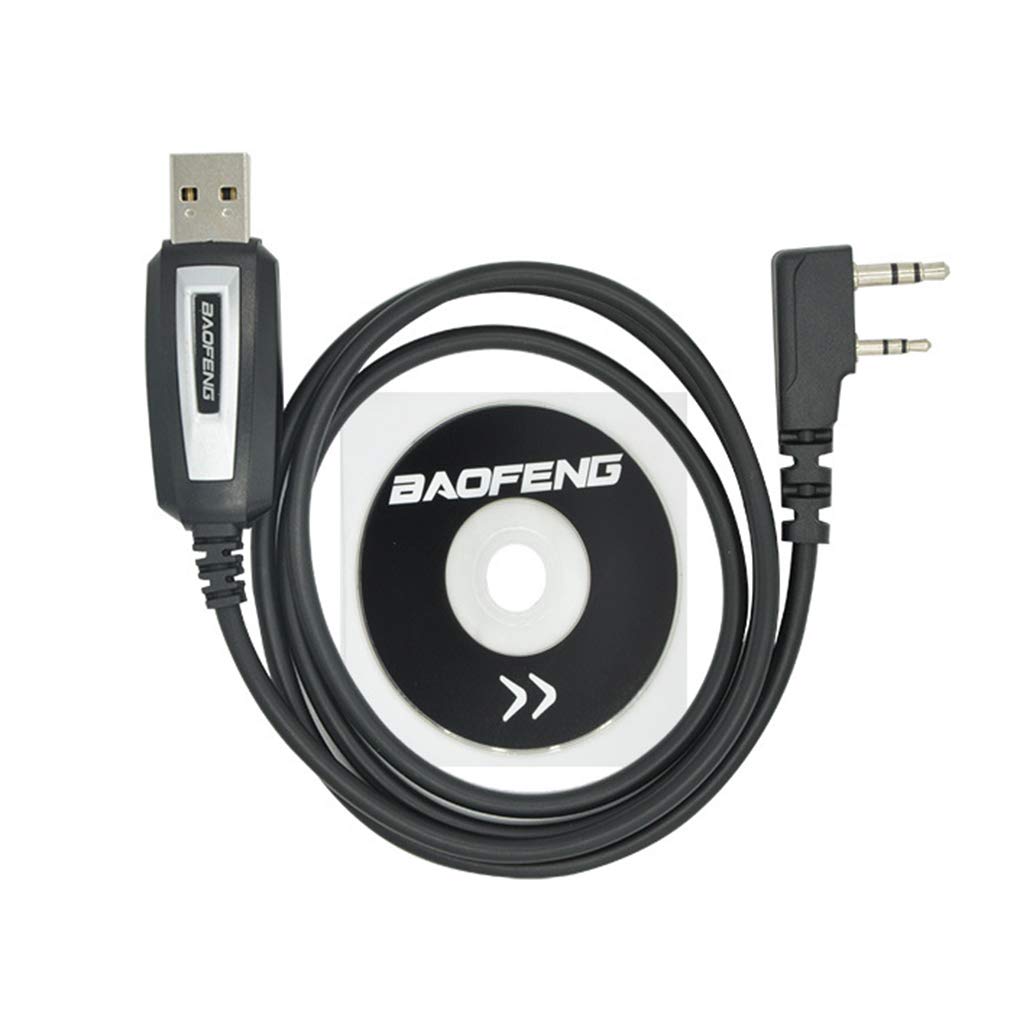 traline USB Programming Cable Replacement for Baofeng UV-5R Driver CD Software UV-82 BF-888S Accessories