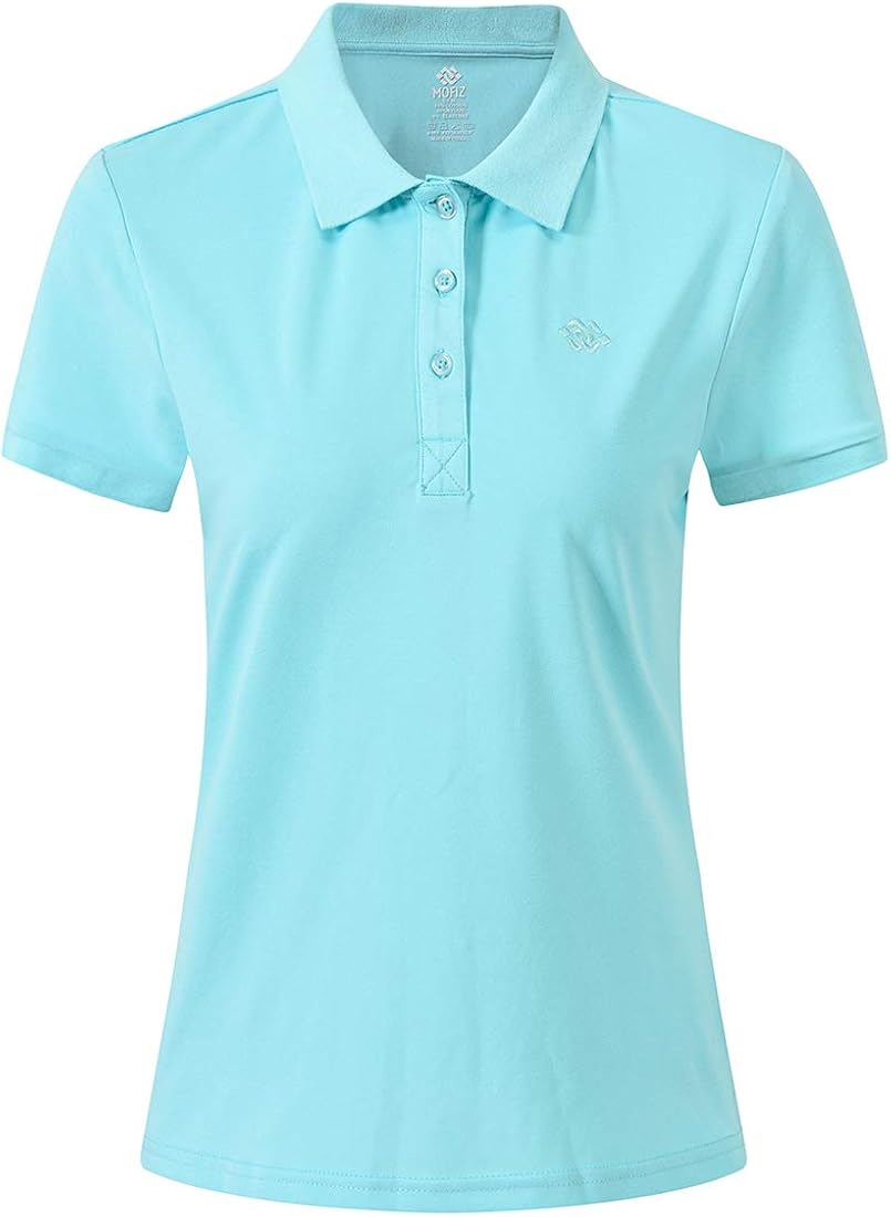 JINSHI Women’s Golf Shirts Short Sleeve Sports Polo Shirts Classic Casual Athletic Shirts Tee: Clothing