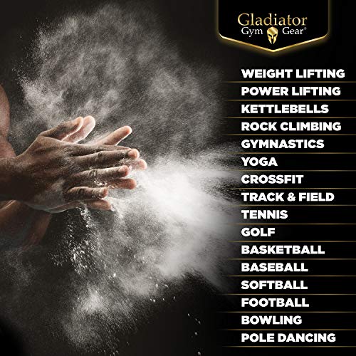 Gym Chalk For Weightlifting, Rock Climbing Chalk, Refillable Chalk Ball, 400 Grams, 14oz Magnesium Carbonate Gymnastics Chalk Powder, Weight Lifting Chalk, For Dry Hands Pole Grip, Workout Chalk (400)