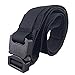 Iwivi 1.5 Inch Tactical Duty Belt with Cobra Buckle for EDC Molle Equipment 1000D Nylon (Black, M-31-35)