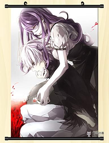 Amazon Coskore タペストリー 東京喰種トーキョーグール 金木研 かねき けん 神代利世 かみしろ りぜ 同人 装飾 壁掛け 部屋飾りポスター 掛ける絵 巻物 軸物 アニメ おしゃれ 萌え 90cmx60cm アニメ 萌えグッズ 通販