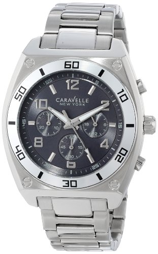 Caravelle New York Men’s 43A120 Analog Display Japanese Quartz White Dress Watch, Watch Central