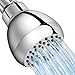 Shower Head High Pressure WarmSpray 3'' Full-Chrome Rain Showerhead with Powerful Massage/Spray Experience- The Best Rainfall Shower Heads for Low Water Pressure