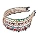 Candygirl Girls Rhinestone Headband For Women Girls Thin Crystal Diamond Headband Beaded Hairhoop Womens Hairbands