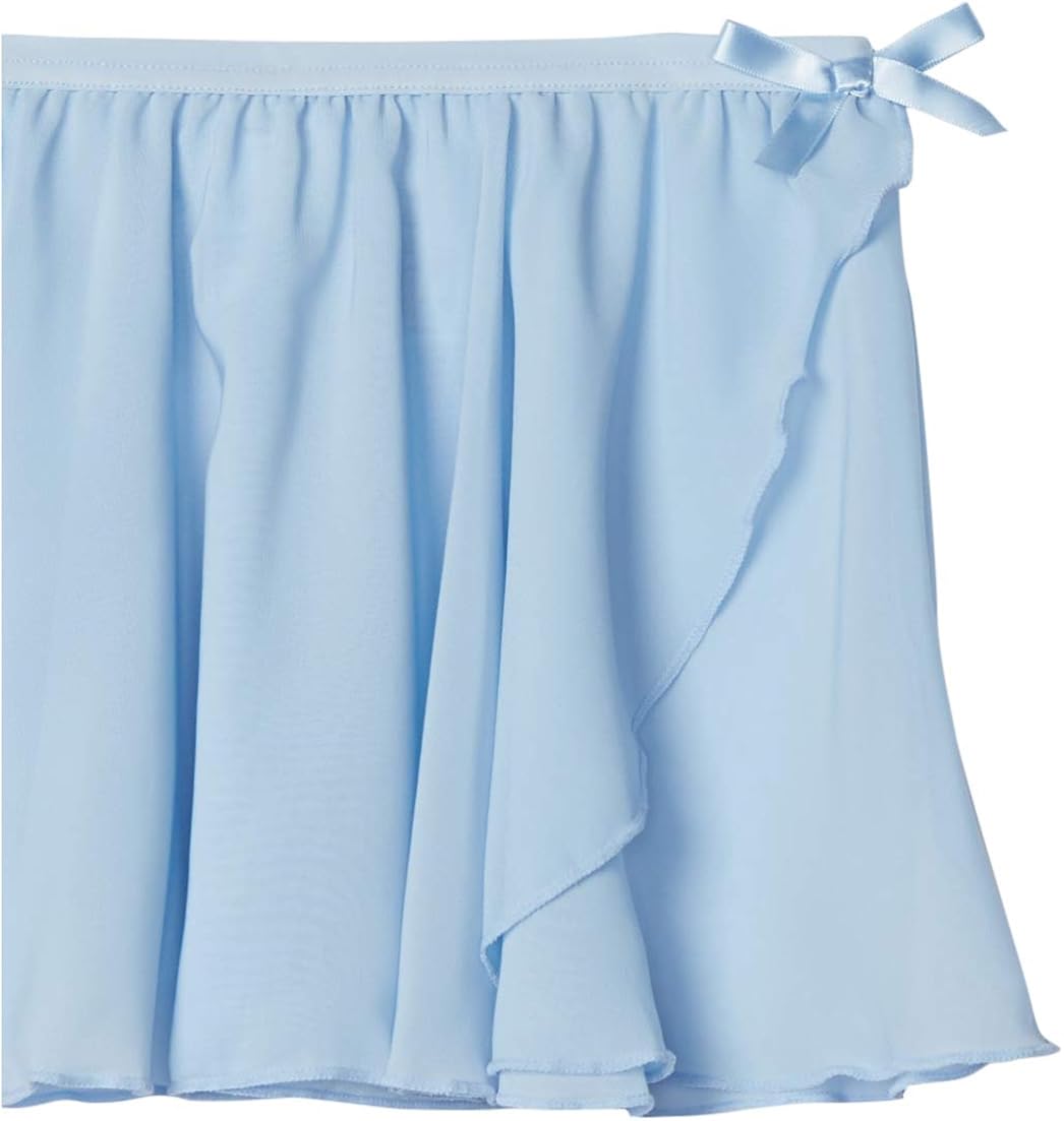  Essentials Girls' Dance Faux-wrap Skirt: Clothing