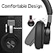 Acekool 50hr Wireless Headphones Over-Ear, HiFi Stereo Bluetooth Headset, Crystal Clear Sound, Quick Charge, Soft Memory Earmuffs, Mic and Wired Mode for PC/ Tablets/ Cellphone/ TV