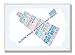 The Stupell Home Décor Collection Flash Your Smile Typography Bathroom Wall Plaque, 10 x 0.5 x 15, Proudly Made in USA - wrp-1058
