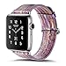 Compatible Apple Watch Band 42mm 44mm,Pierre Case Genuine Leather Iwatch Strap Rainbow Replacement Bands Stainless Metal Clasap Compatible iWatch Series 4 Series 3 2 1 Edition Women Men(I)