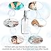 Homey Cluster - 16 Ounce - Glass - 2 Pack - Liquid Soap Dispenser with Stainless Steel Pump, Dish Soap Dispenser, Hand Soap Dispenser, Lotion Dispenser - Set of 2, Clear