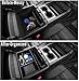 AORRO Center Console Organizer for Chevy/Chevrolet Tahoe Suburban Silverado GMC Sierra Yukon 2015-2018 ABS Tray Armrest Box Secondary Storage Full Console w/Bucket Seats ONLY (Black)…