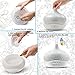 Essential Oil Diffuser 300ml Aroma Essential Oil Mist Humidifier and Waterless Auto Shut-Off for Home Office Bedroom Room Yoga Night Light(28White)