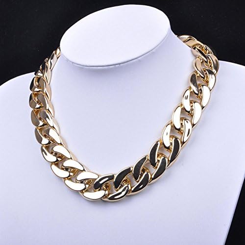 Fashion Jewelry Crystal Chunky Statement Chain Women Pendant Necklace Bib Choker NN.