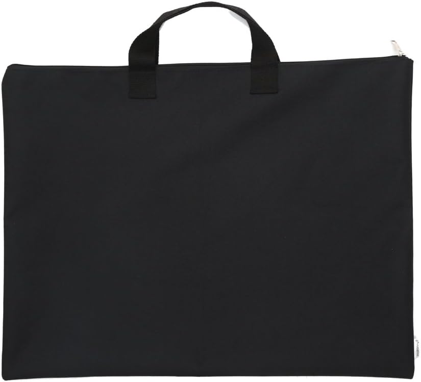 Augbunny 600D Portfolio Waterproof with Handle and Zipper for Student and Artist 2-Pack, Black, M - Image 4