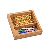 Montessori Math Materials Multiplication Snake Game with Box for Early Preschool Learning Toy …